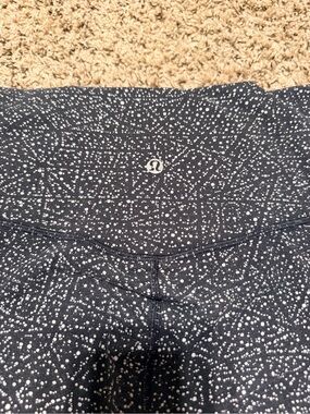 lululemon athletica Black & White Speckle High-Rise Leggings